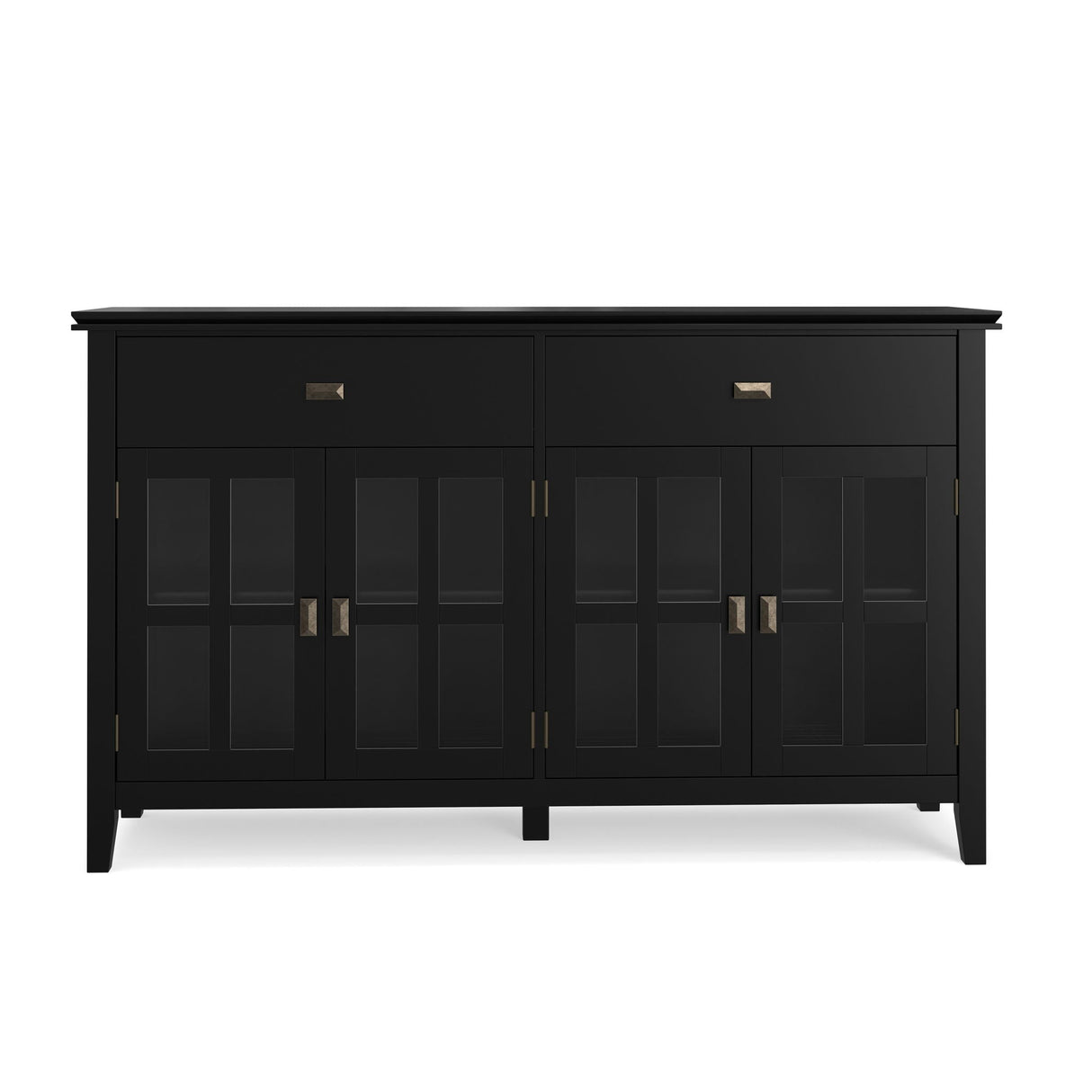 Artisan - Large 4 Door Sideboard Buffet - Black