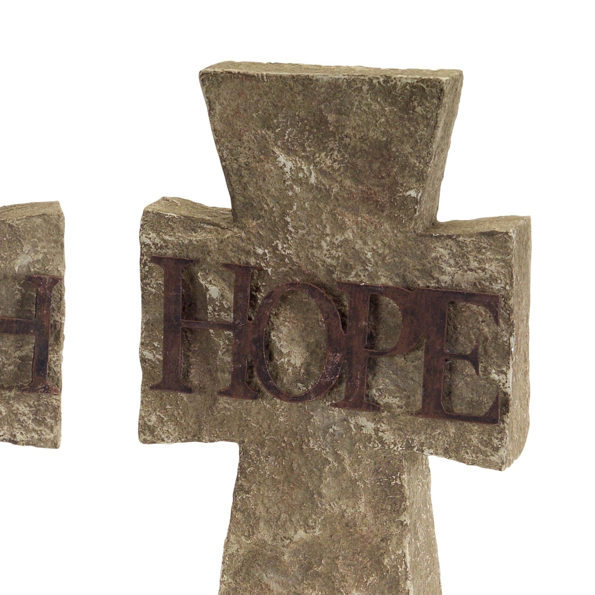 Stone Tabletop Sentiment Cross (Set of 3)