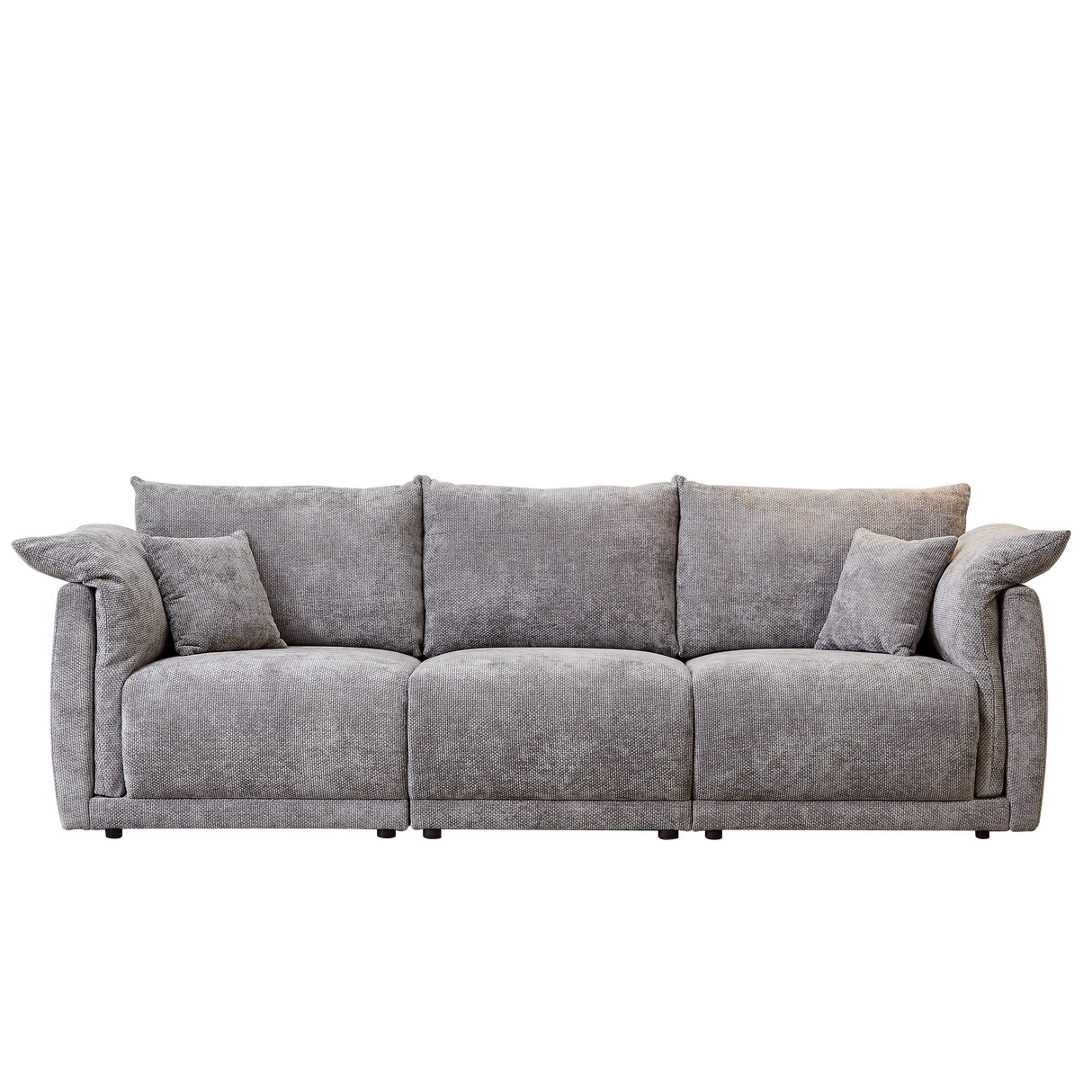 98.5' 3-Seater Sofa in Contemporary Grey