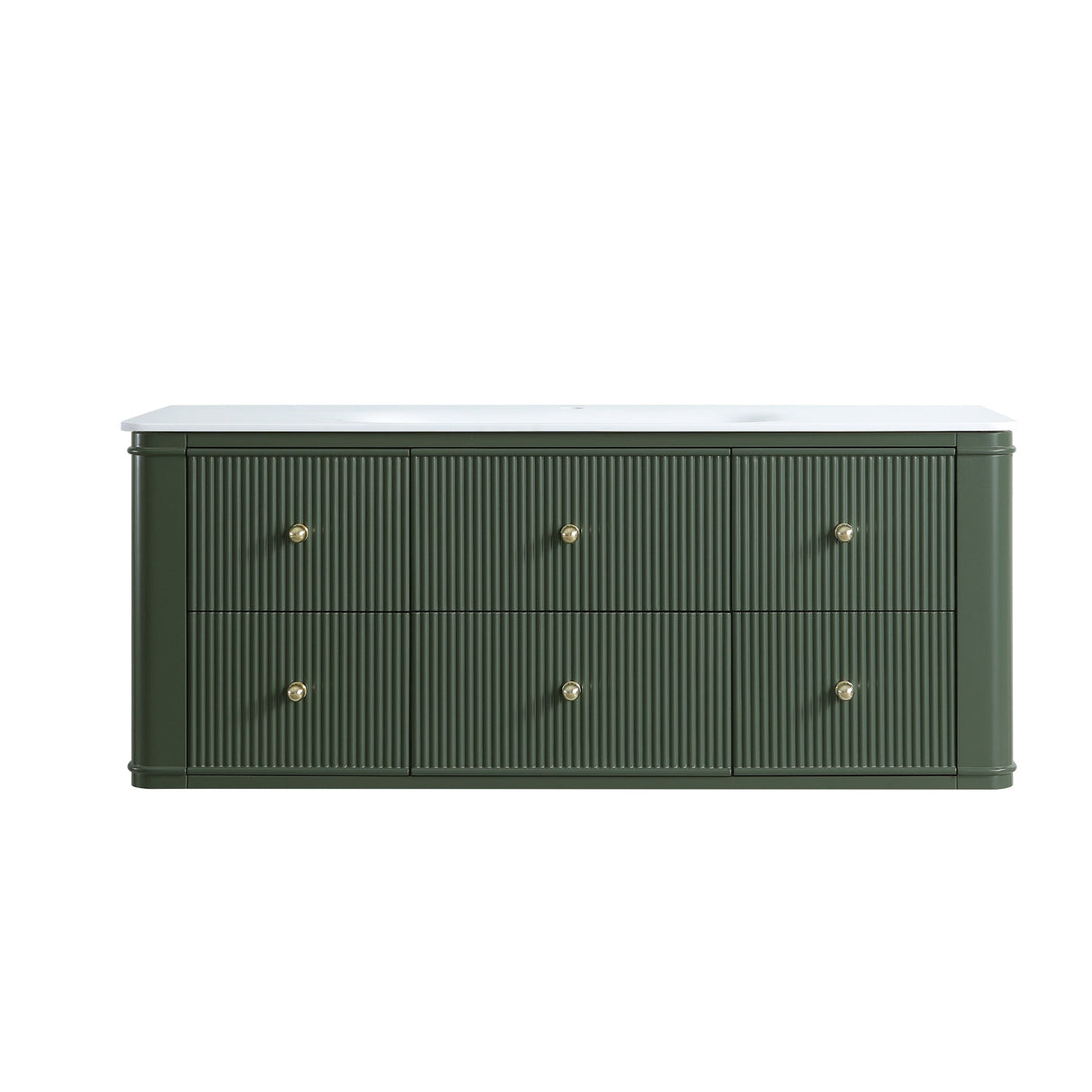 48" Wall Mounted & Floating Single Bathroom Vanity
