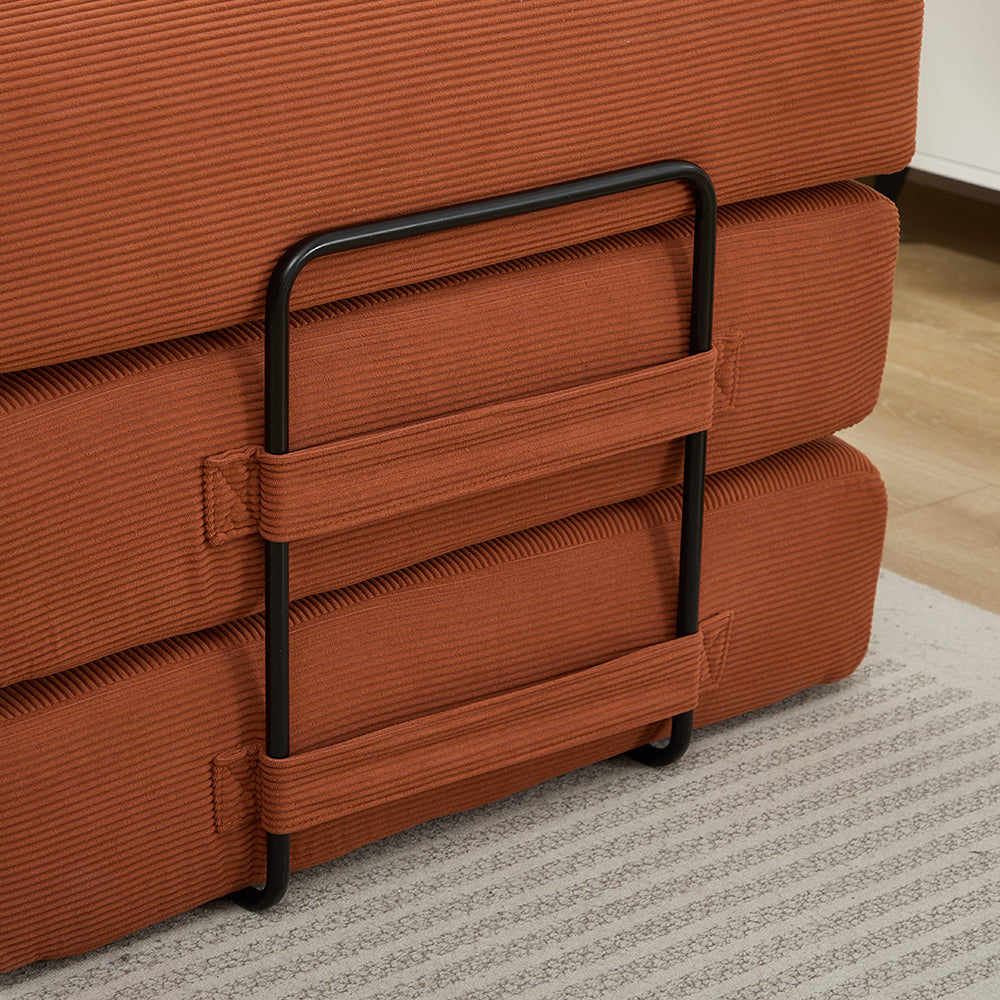 Folding Sofa Bed 78.5' Convertible Couch with 2 Pillows