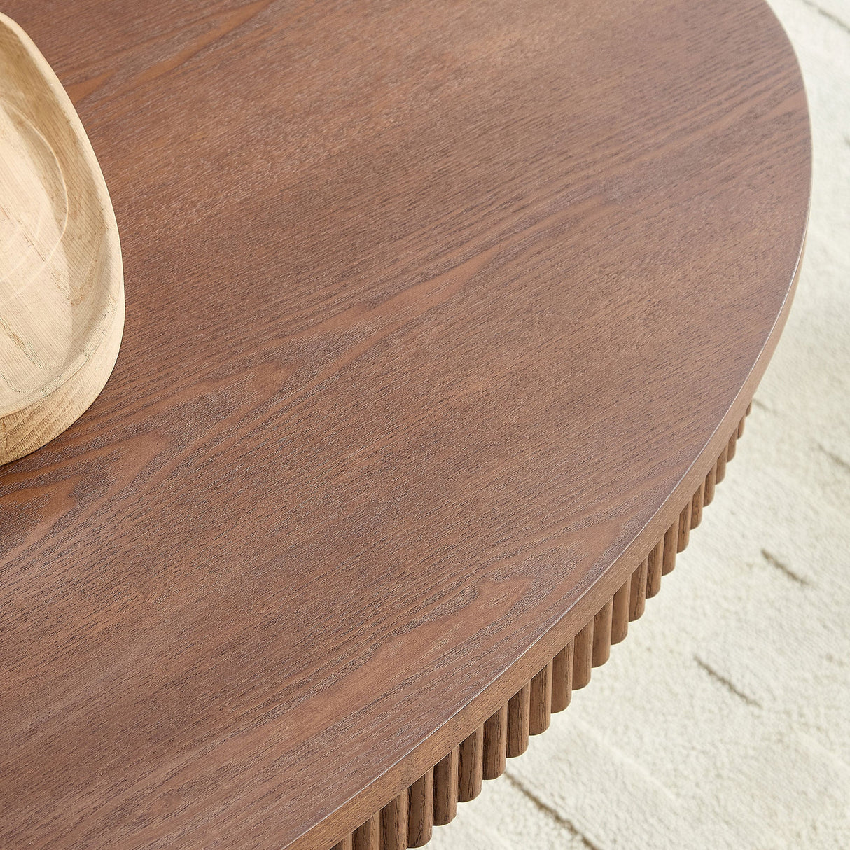 Modern Design Oval Handcraft Drum Coffee Table