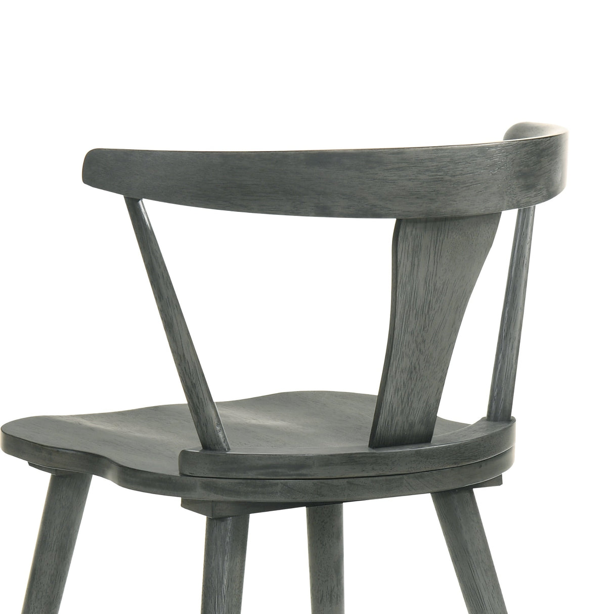 Modern Farmhouse Wood Dining Chairs, Set of 2