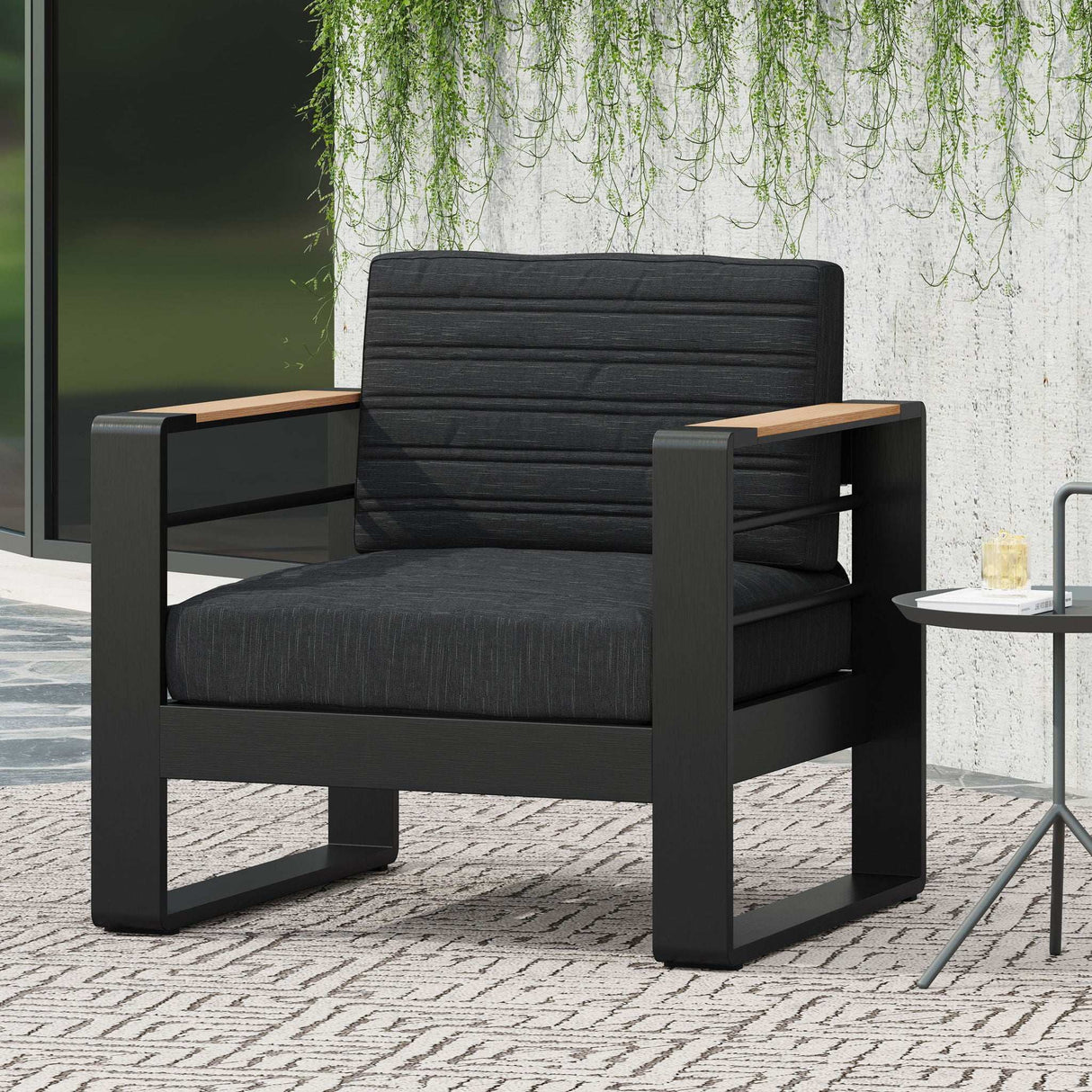Giovanna - Club Chair Set With Aluminum Frame