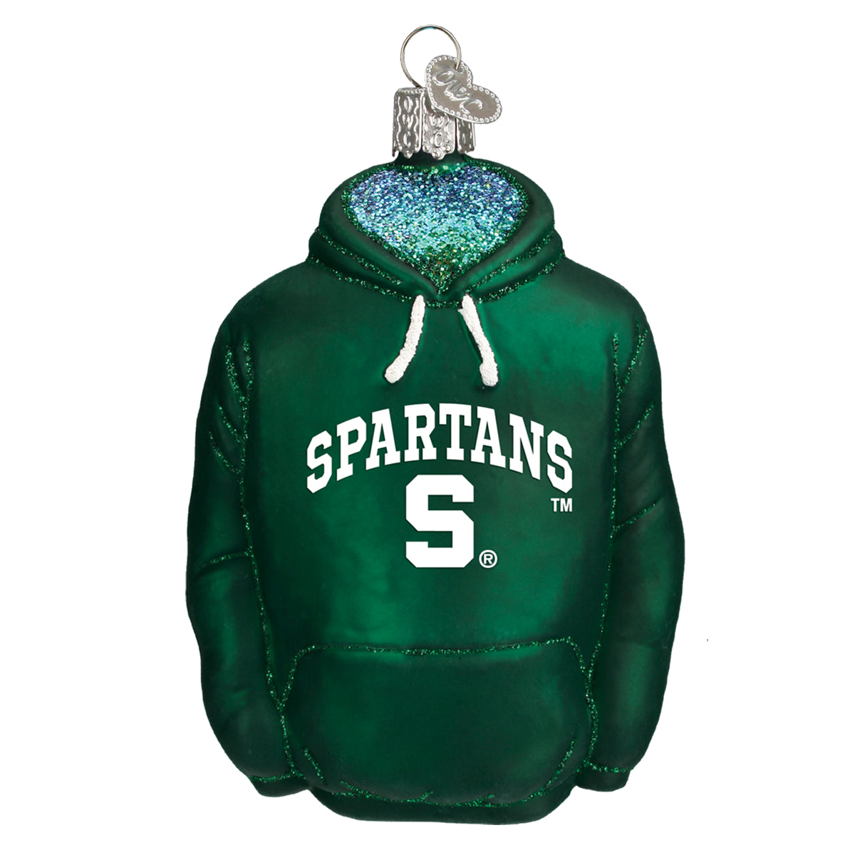 Michigan State Hoodie Christmas Ornament