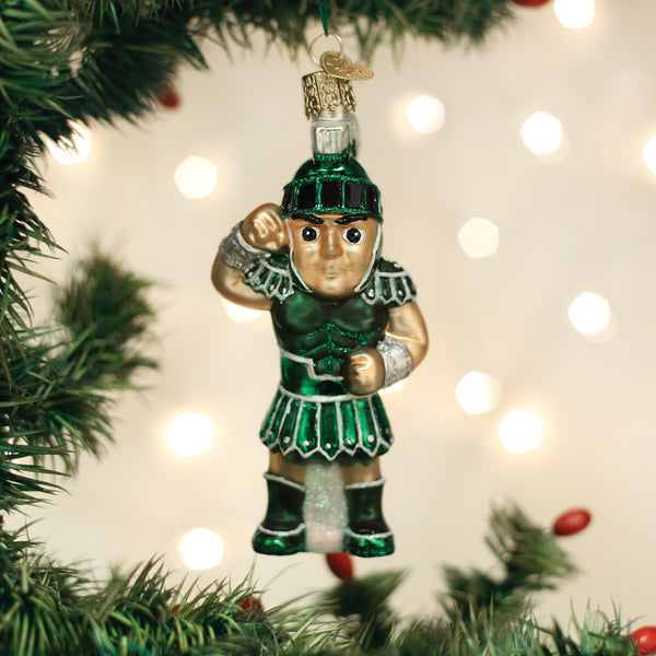 Michigan State Sparty Ornament 4.5 x 2.25 x 1.5 Inches by Old World Christmas