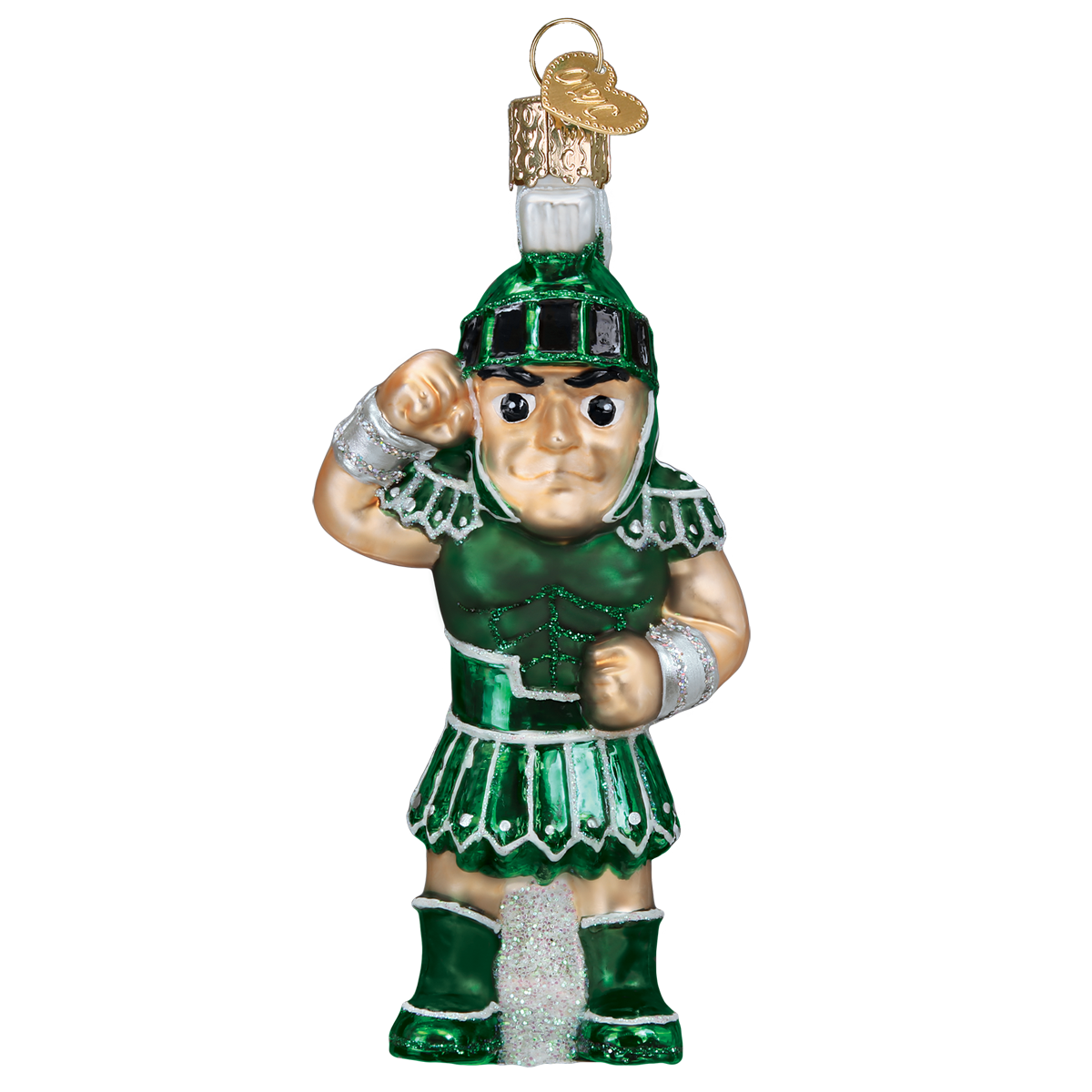 Michigan State Sparty Ornament 4.5 x 2.25 x 1.5 Inches by Old World Christmas