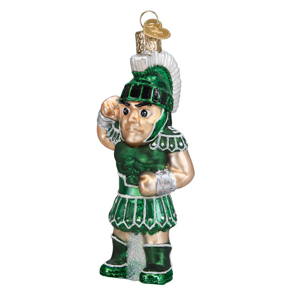 Michigan State Sparty Ornament 4.5 x 2.25 x 1.5 Inches by Old World Christmas