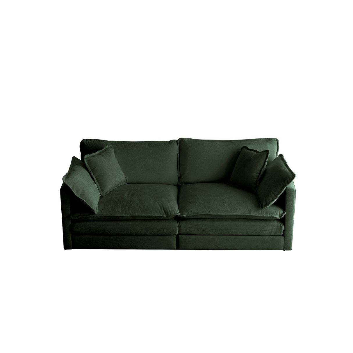 Modern Fabric Loveseat Sofa Couch for Living Room