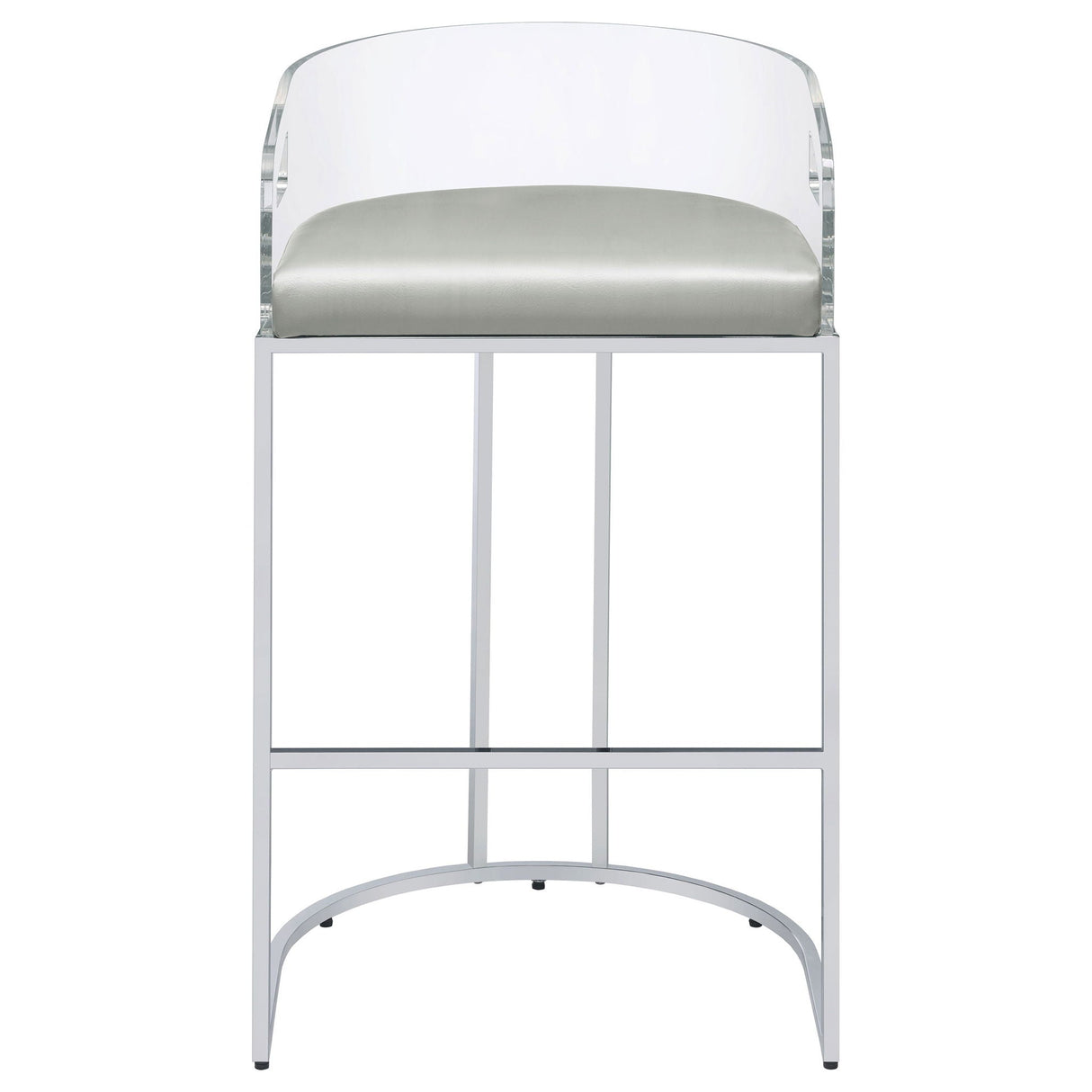 Mello - Upholstered Bar Chair (Set of 2) - Gray