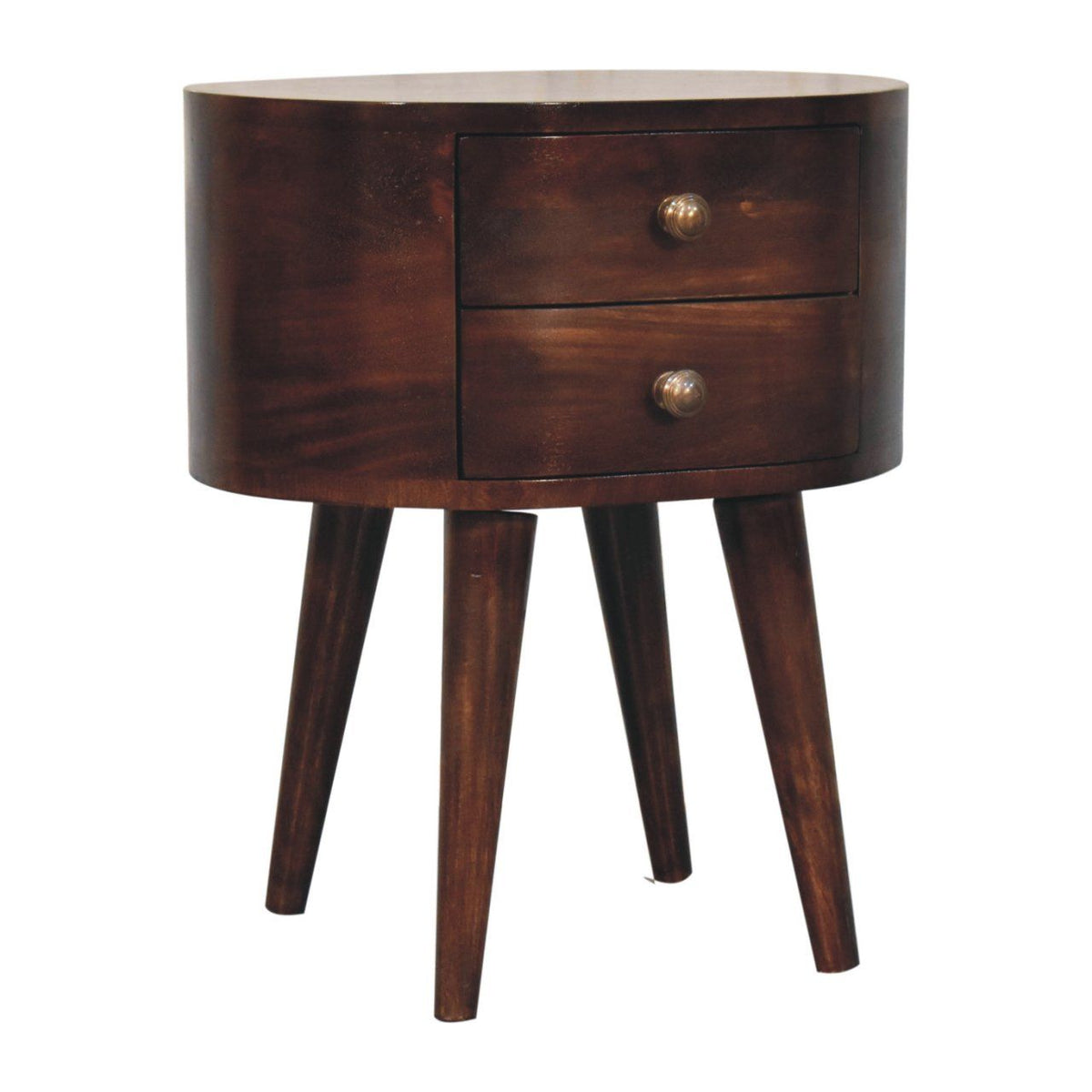 Rounded Bedside Table