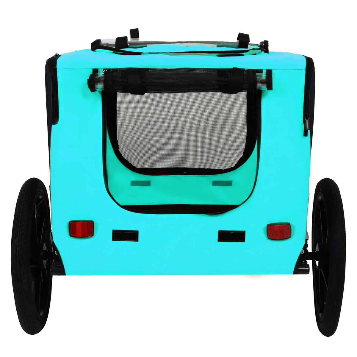 Pet Bike Trailer with Steel Frame and Waterproof Canopy - Outdoor