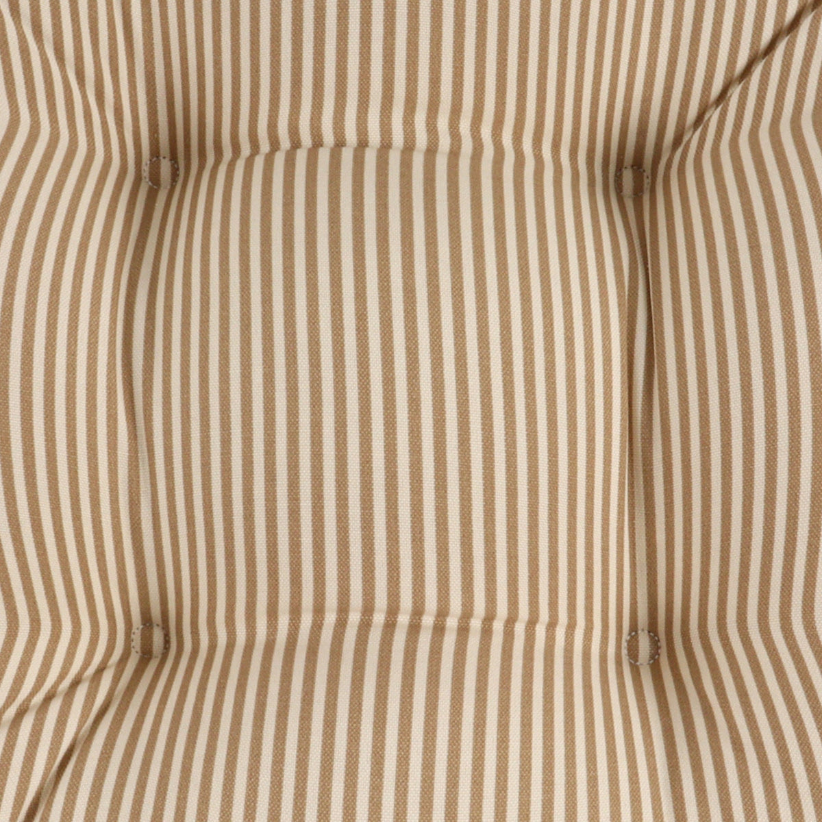 Outdoor Chair Cushions Set of 2 - Beige Striped