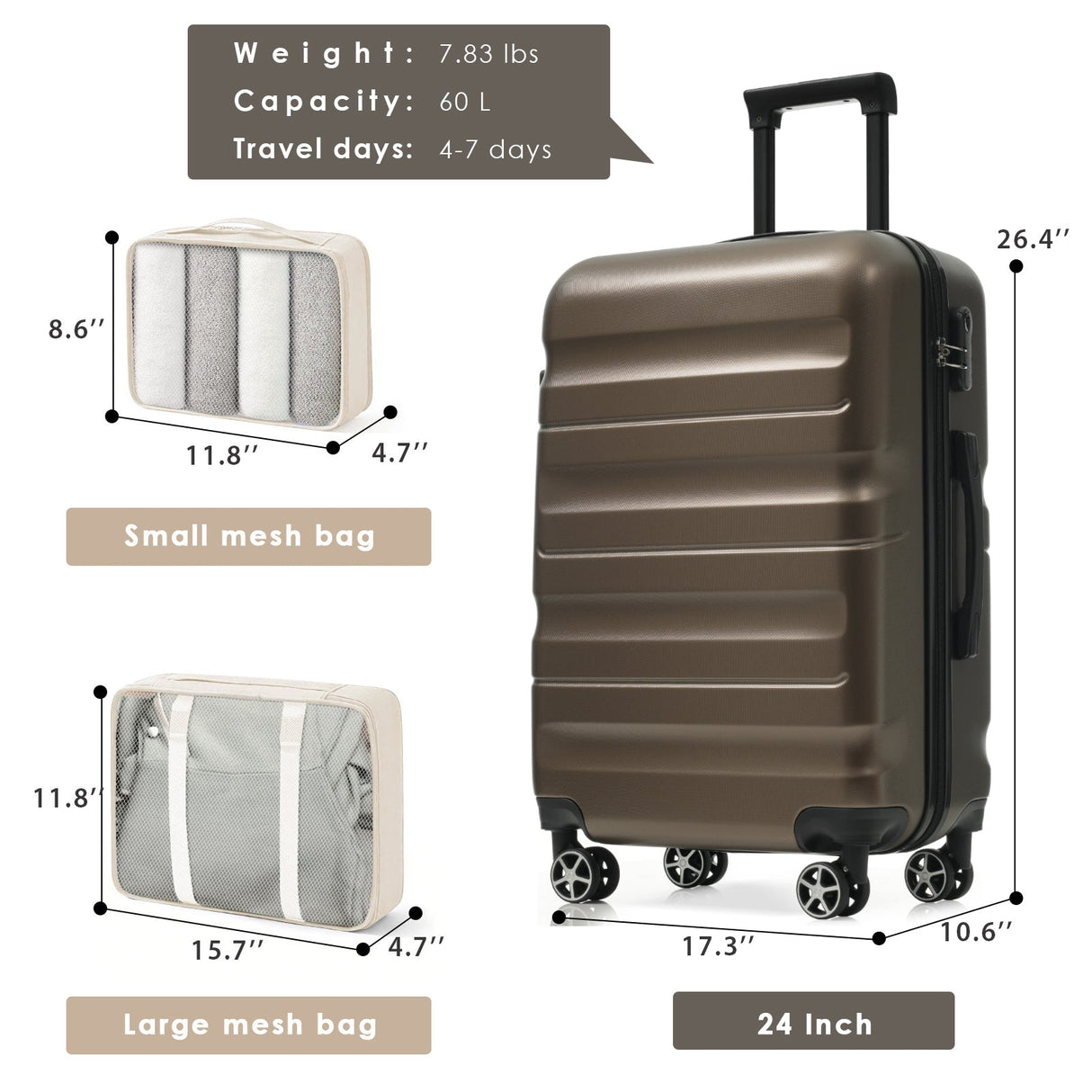 Hardshell ABS Luggage Set