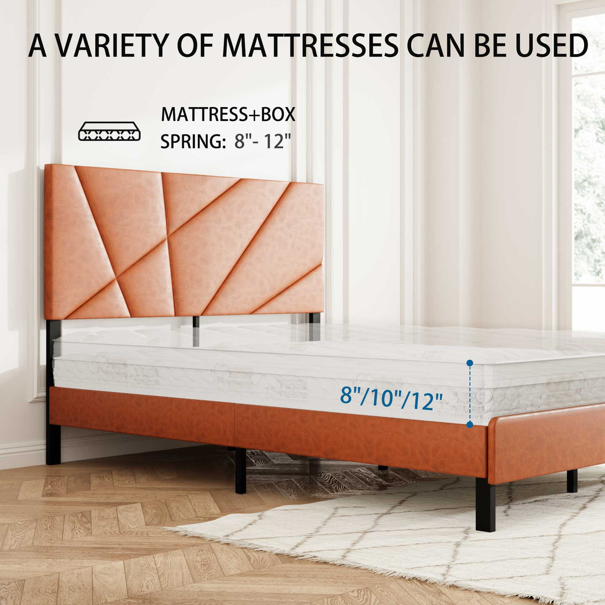 Vintage Under Bed Storage And Square Platform Design