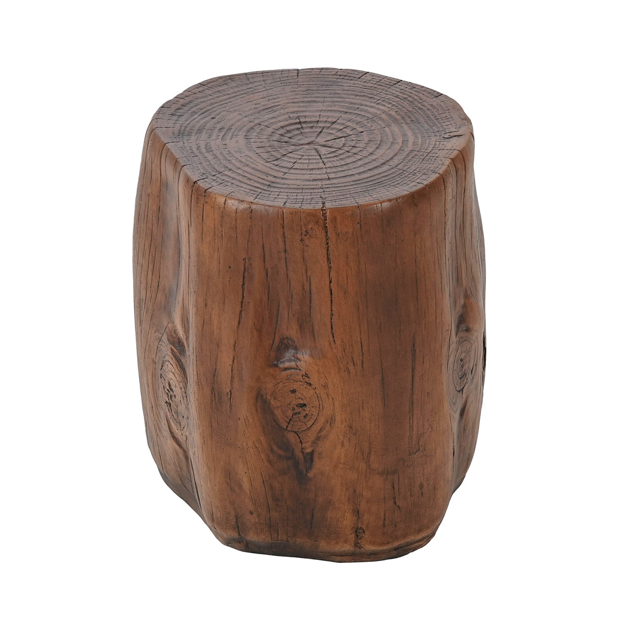 MGO Wood Grain Side Table - Dark Wood Grain