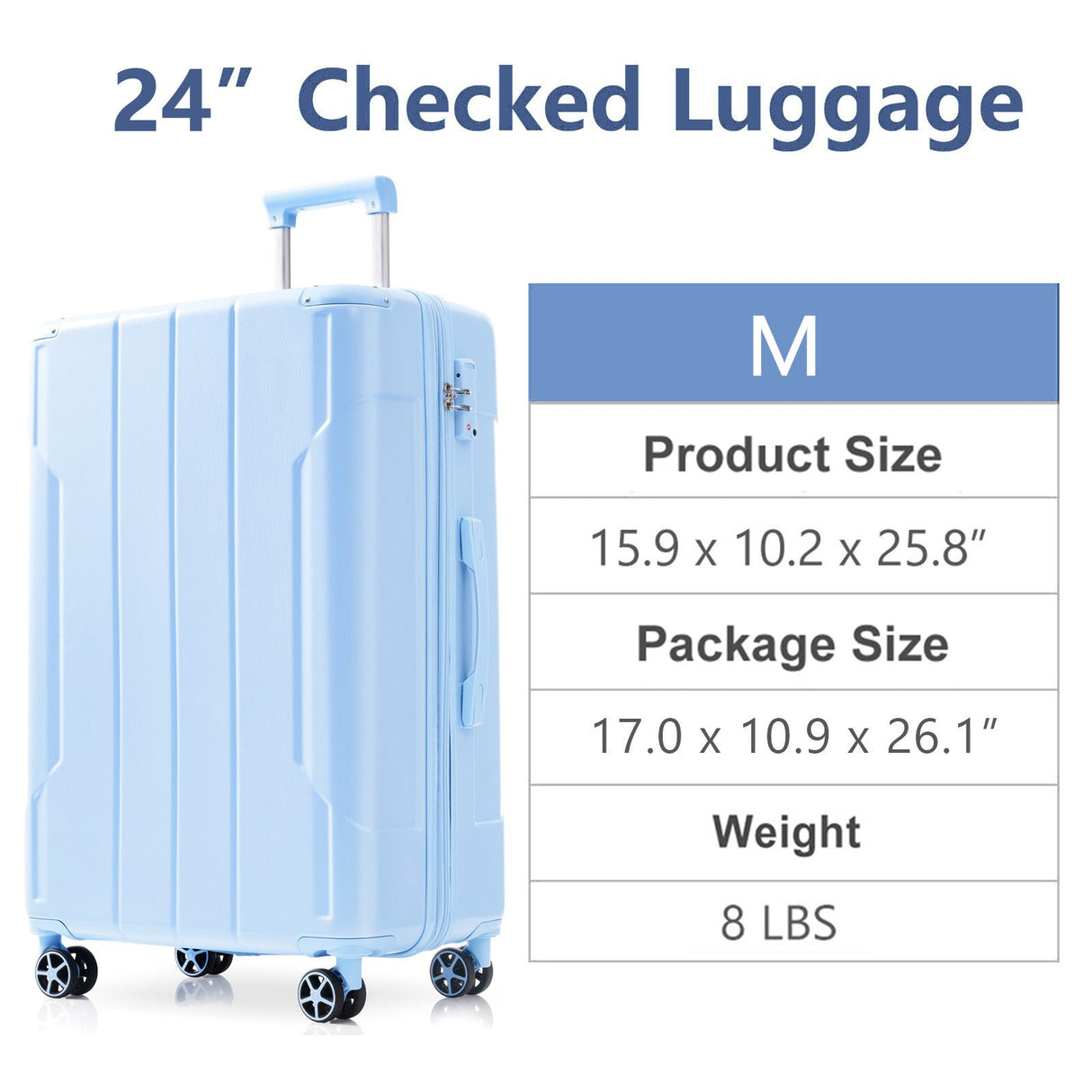 Lightweight Durable ABS Hardshell Suitcase