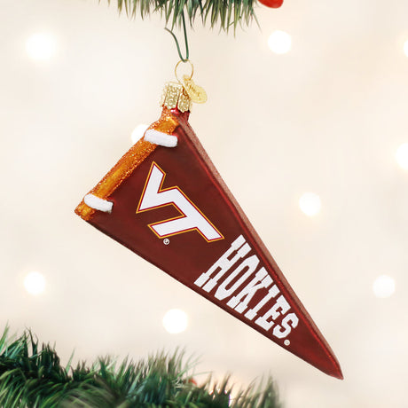 Virginia-Tech-Pennant-Ornament-Christmas-Ornaments