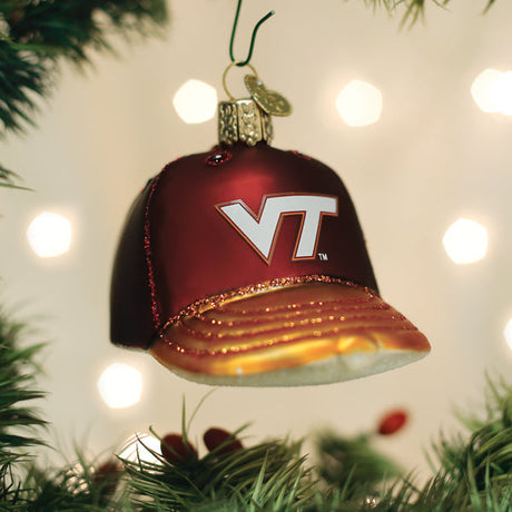 Virginia-Tech-Baseball-Cap-Ornament-Christmas-Ornaments