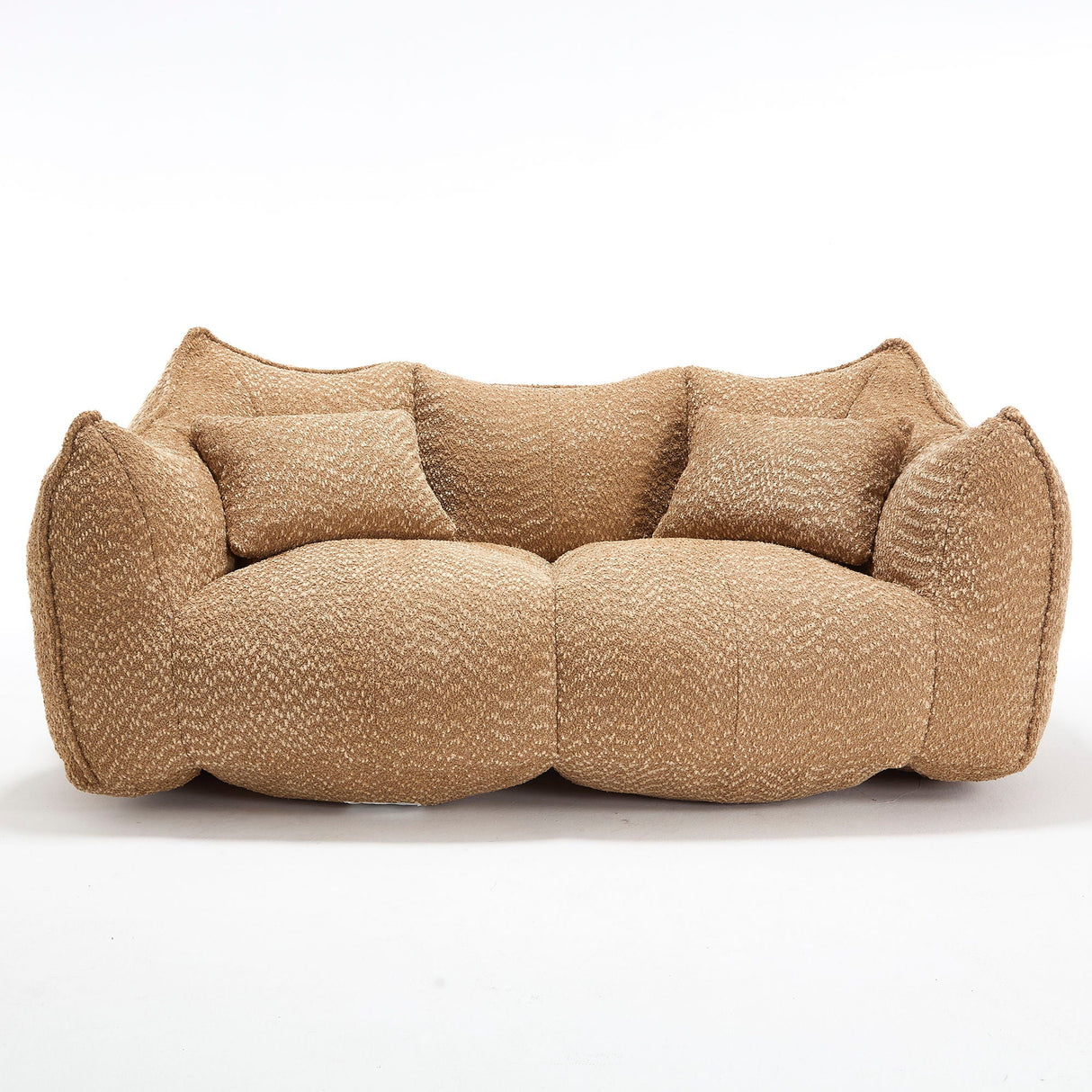Comfortable Dual Beanbag Chair With High Resilience Foam Core For 2 People