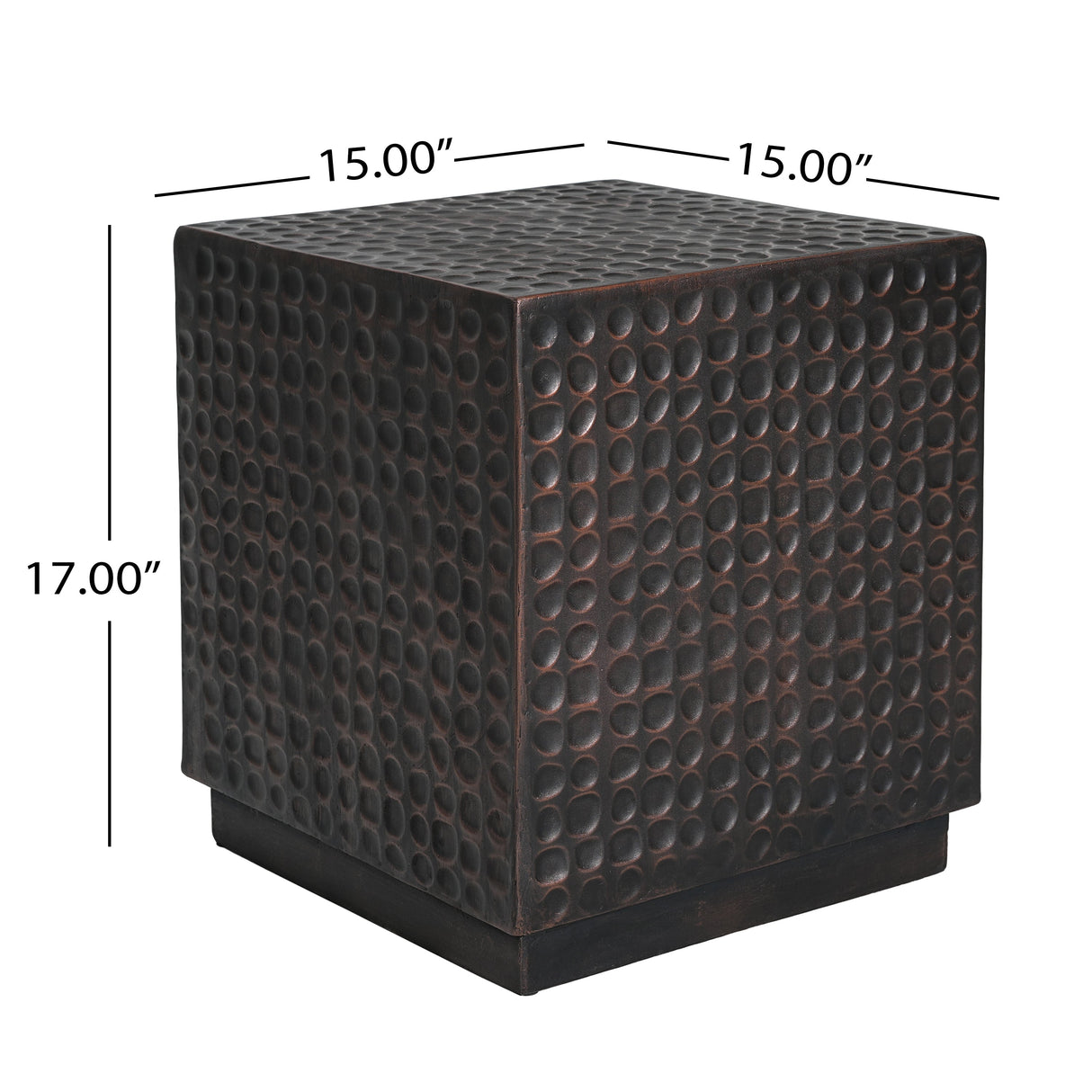 Outdoor Side Table - Patio End Table Cube