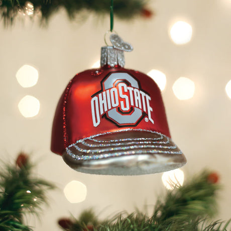 Ohio-State-Baseball-Cap-Ornament-Christmas-Ornaments