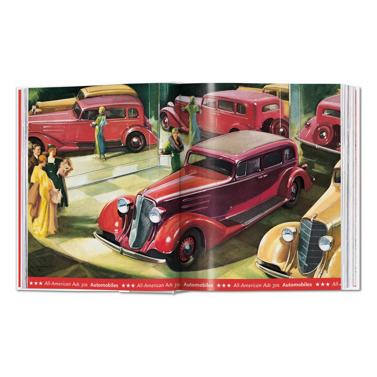 All-American Ads of the 30s (German, French, English)