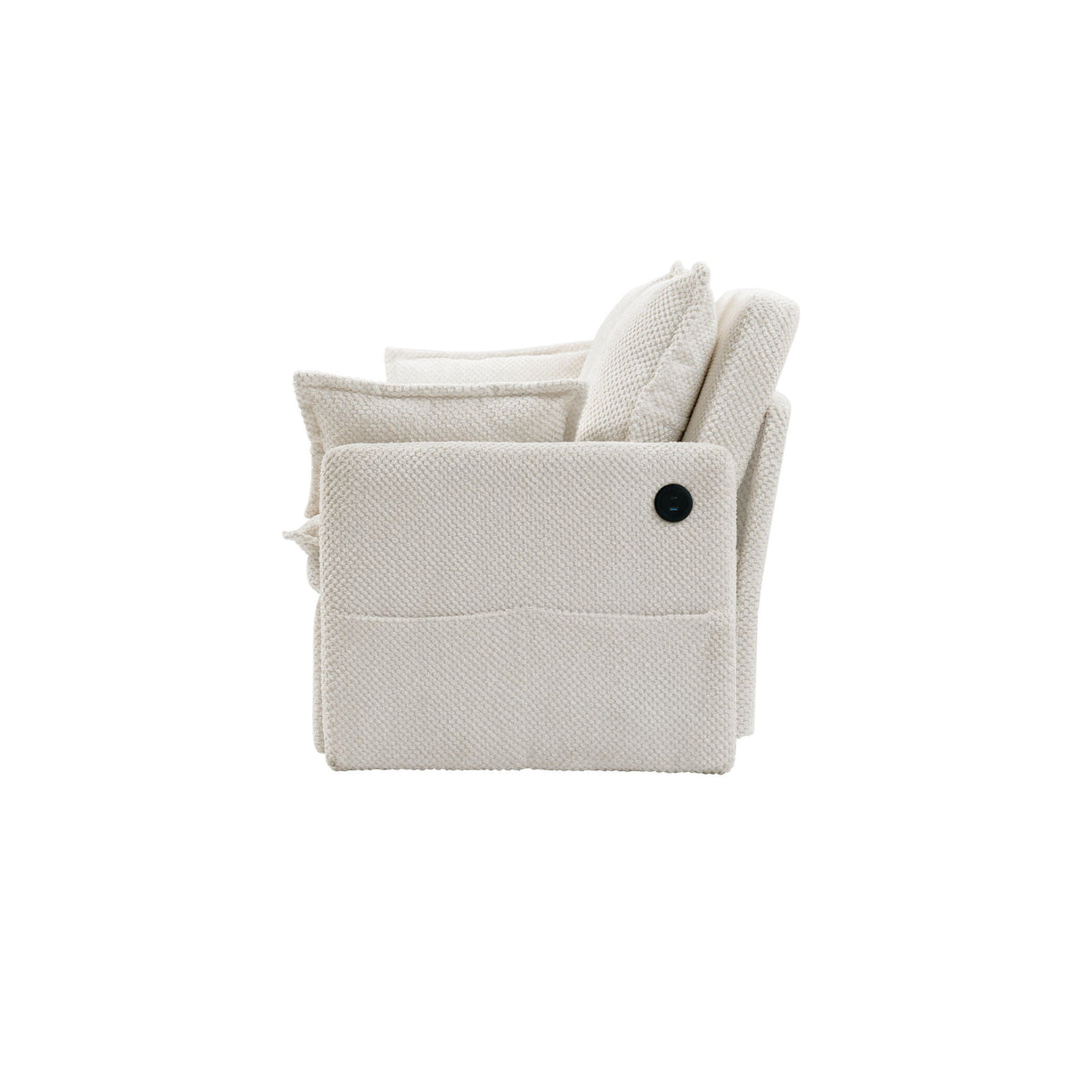Pull Out Sofa Bed, Convertible Sleeper Sofa Couch, Side Storage, And USB / C - Type Charging Ports Chair