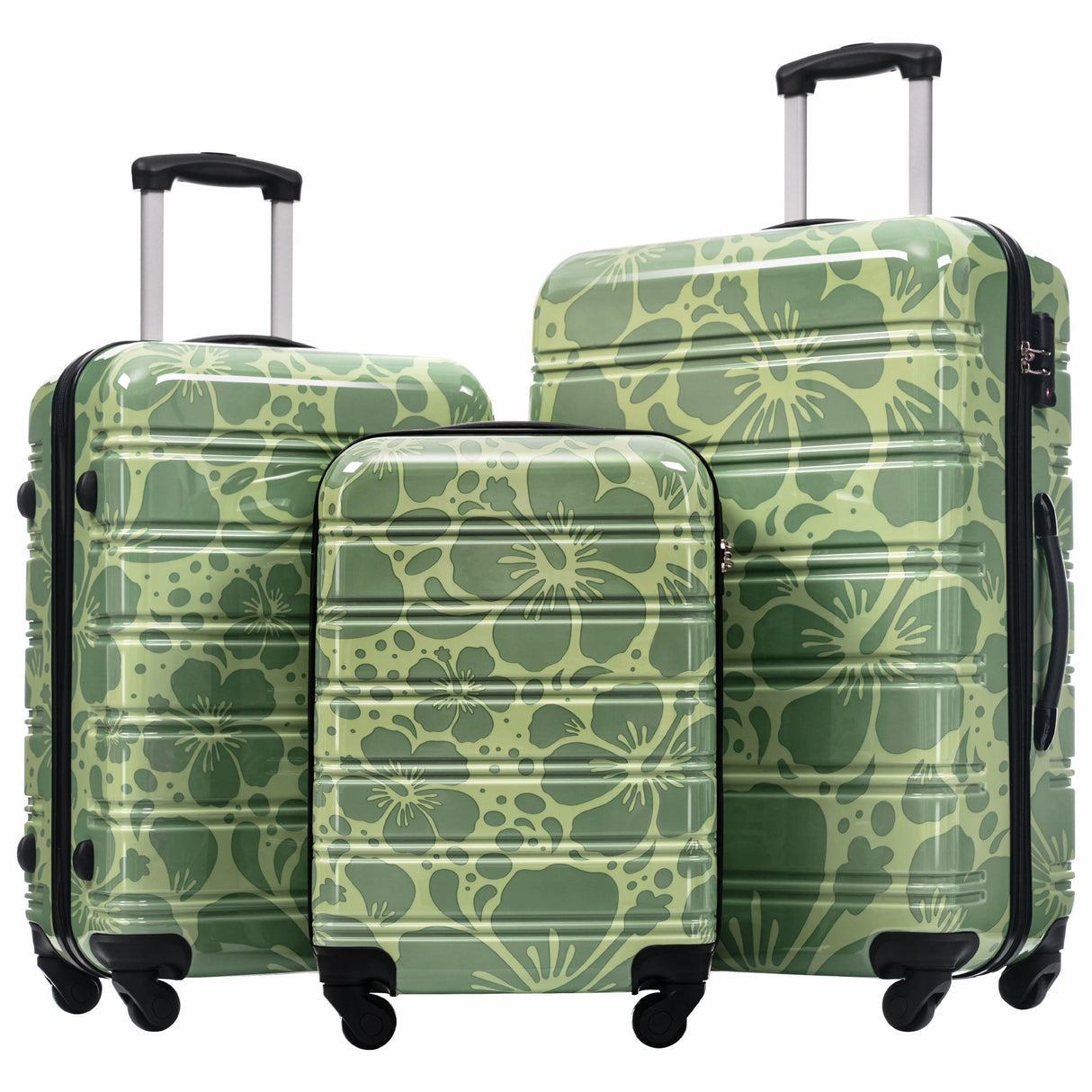 3-Piece Hard Shell Luggage Set – 20" 24" 28" by GigaTech