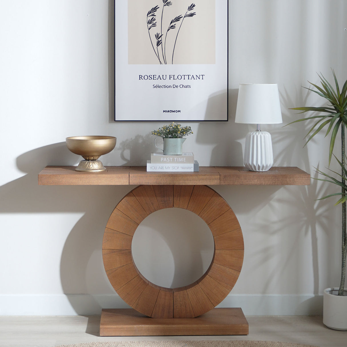 Contemporary-Circular-Table-Console-Table