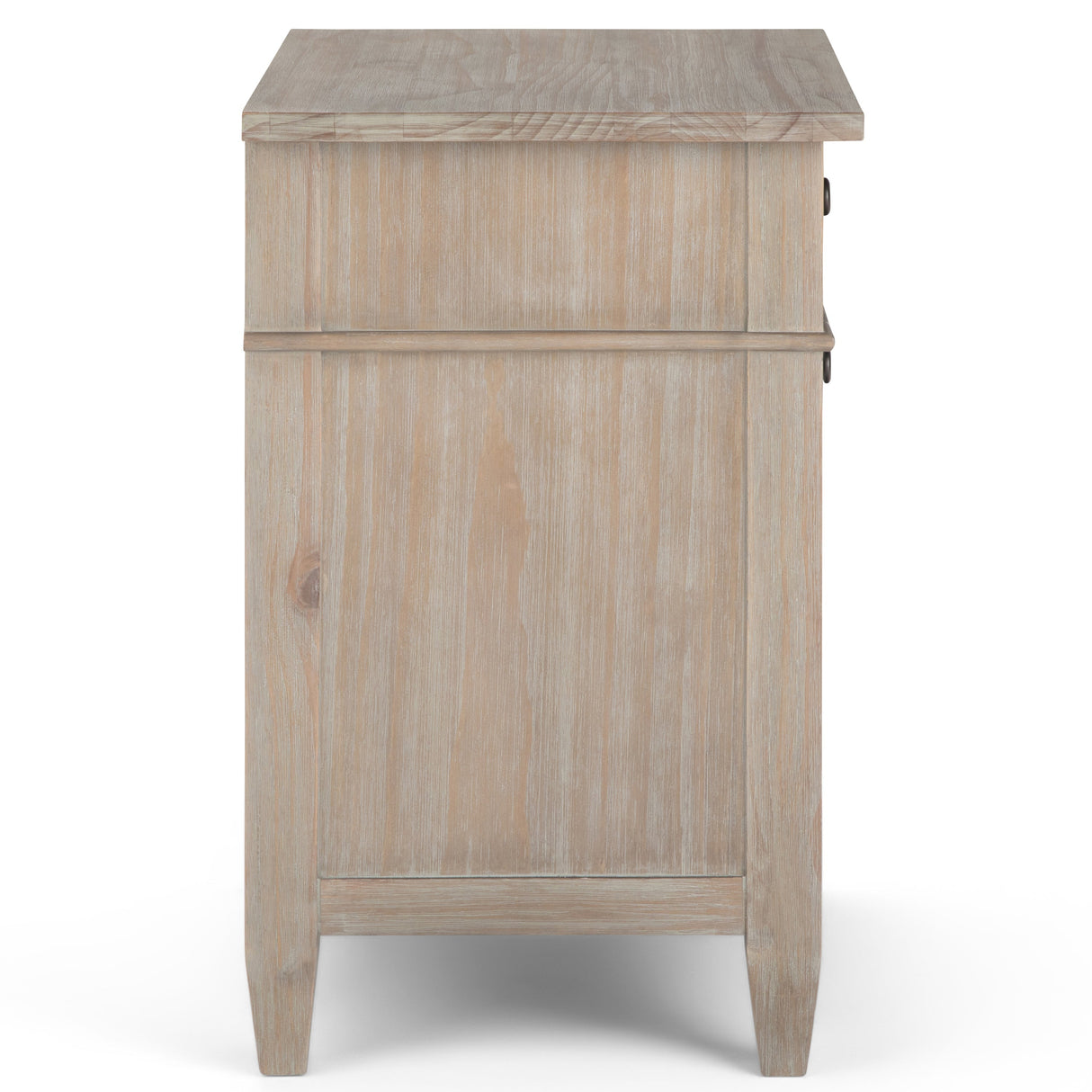 Carlton Bedside Table - Distressed Grey