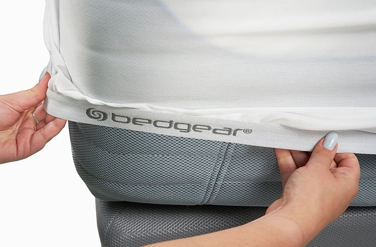 BedGear Dri-Tec Split Head Cal King Mattress Protector, White