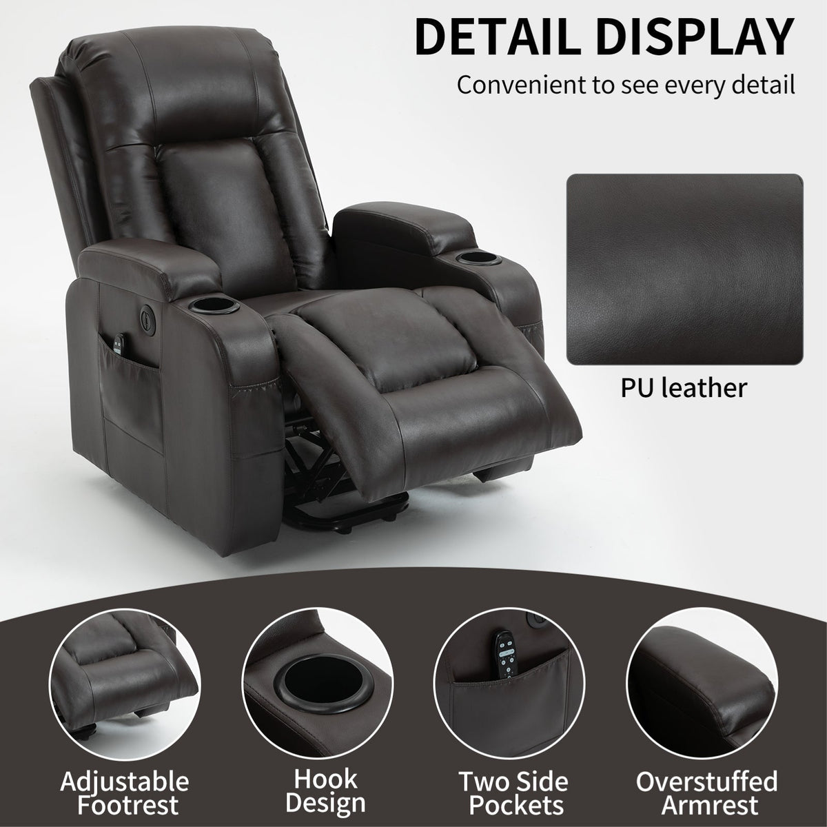 ComfortMax Infinite Position Power Lift Recliner Chair