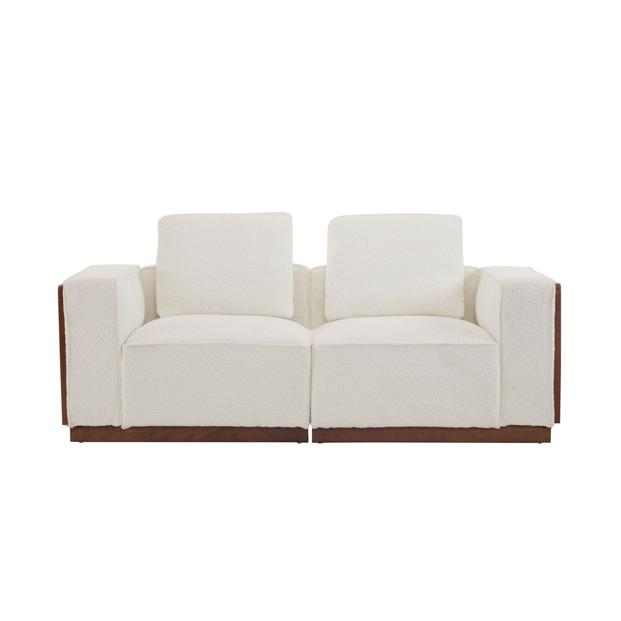Chita Modular Sectional Sofa 2 Seater With Larger Seats - Beige