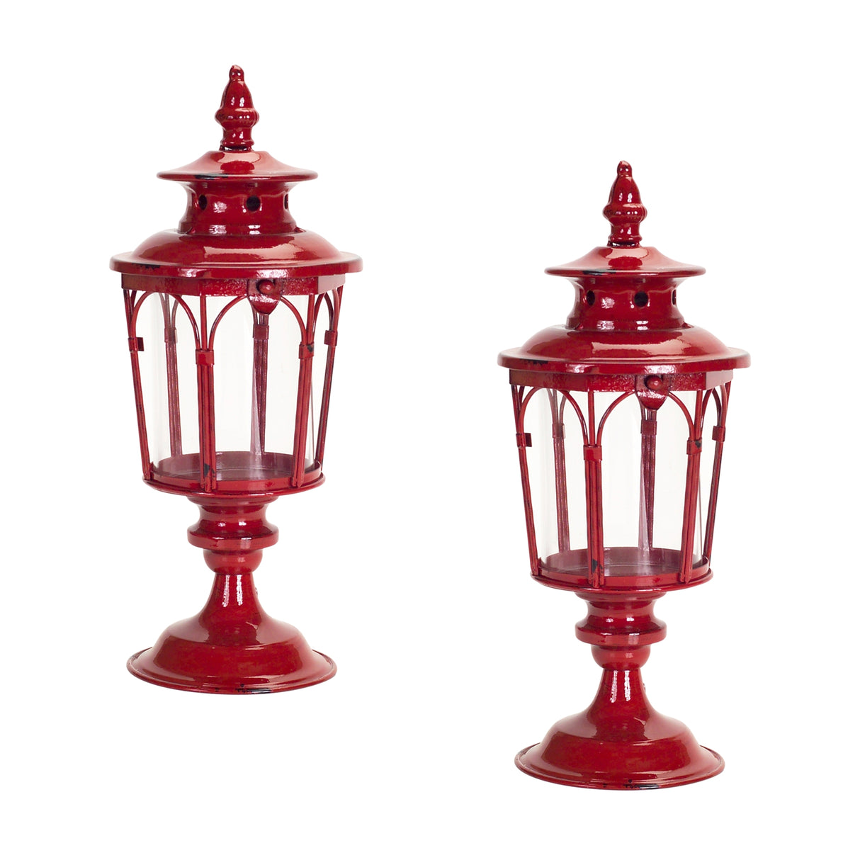 Traditional-Lantern-Post-Tabletop-Candle-Holder-(Set-of-2)-Outdoor-Lighting