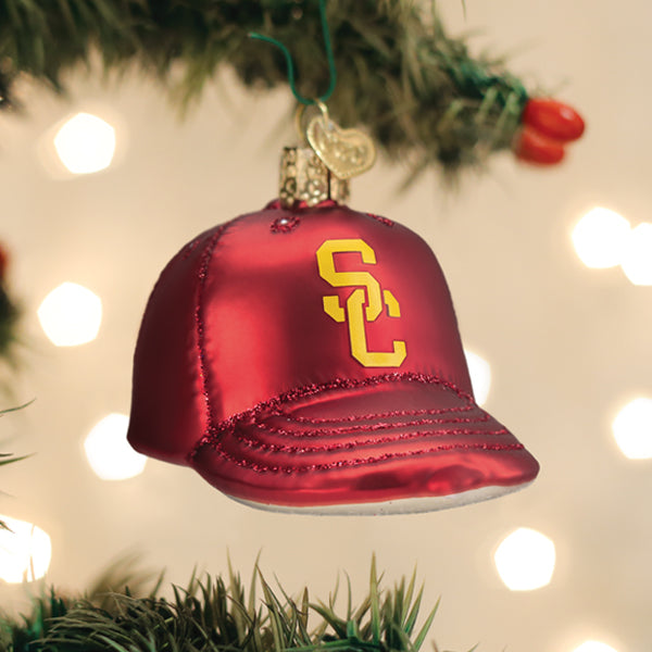 USC-Baseball-Cap-Ornament-Christmas-Ornaments