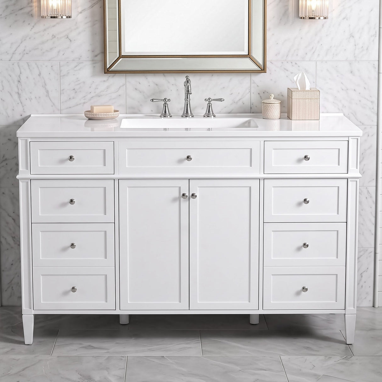 48 Inch Bathroom Vanity with Sink Top