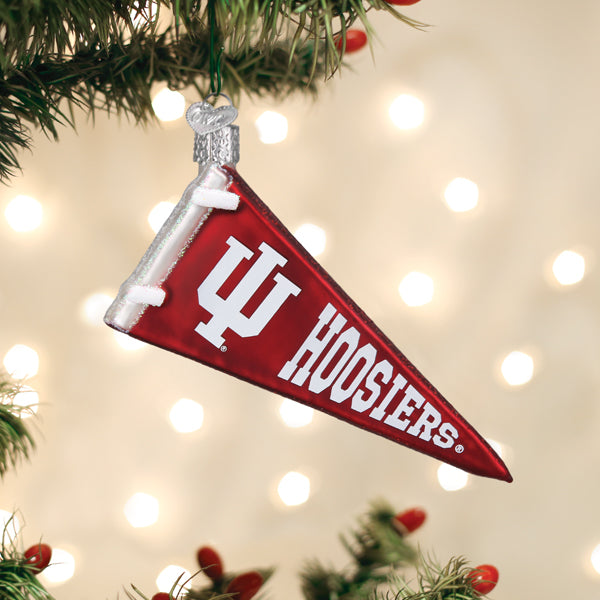 Indiana-Pennant-Ornament-Christmas-Ornaments