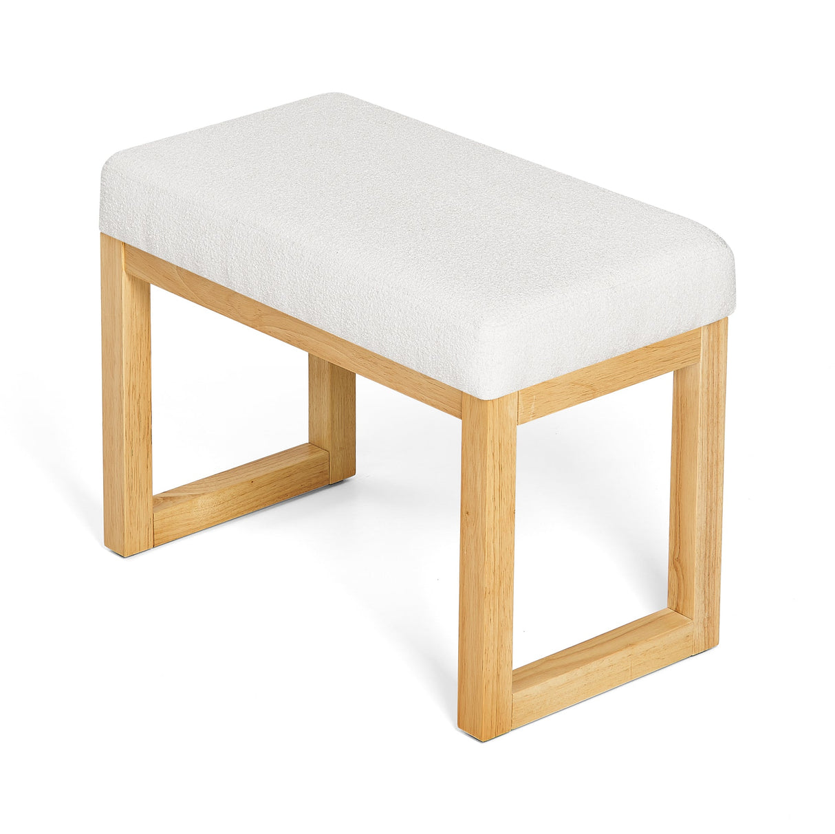 Shoe-Changing Bench with Cushioned Seat
