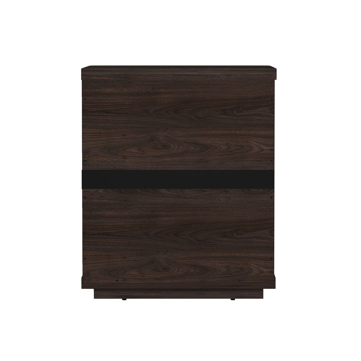 Evelyn - Nightstand With 3 Drawers, Smooth Rounded Edges