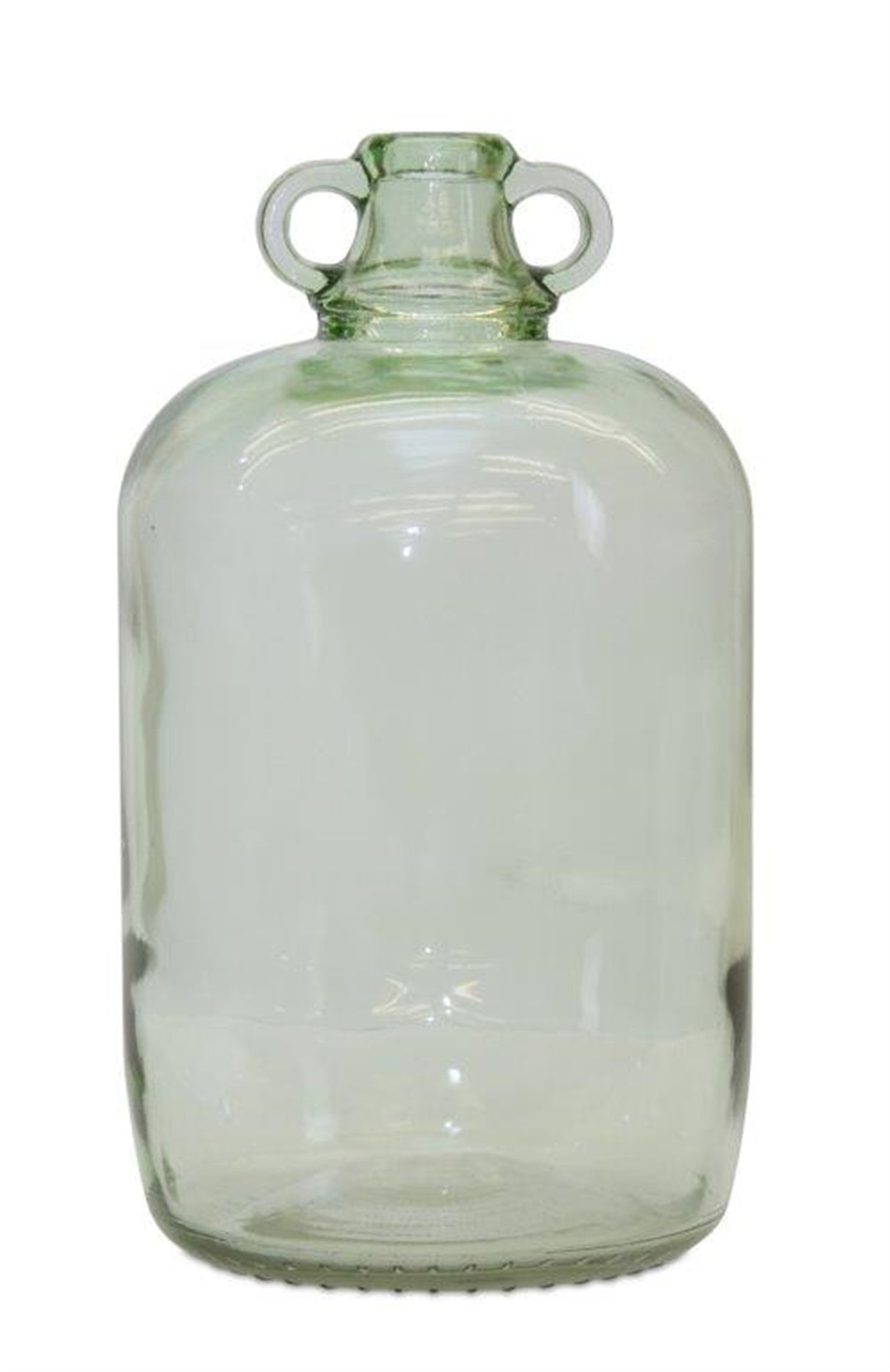 Sage Green Glass Jug Vase (Set of 2)