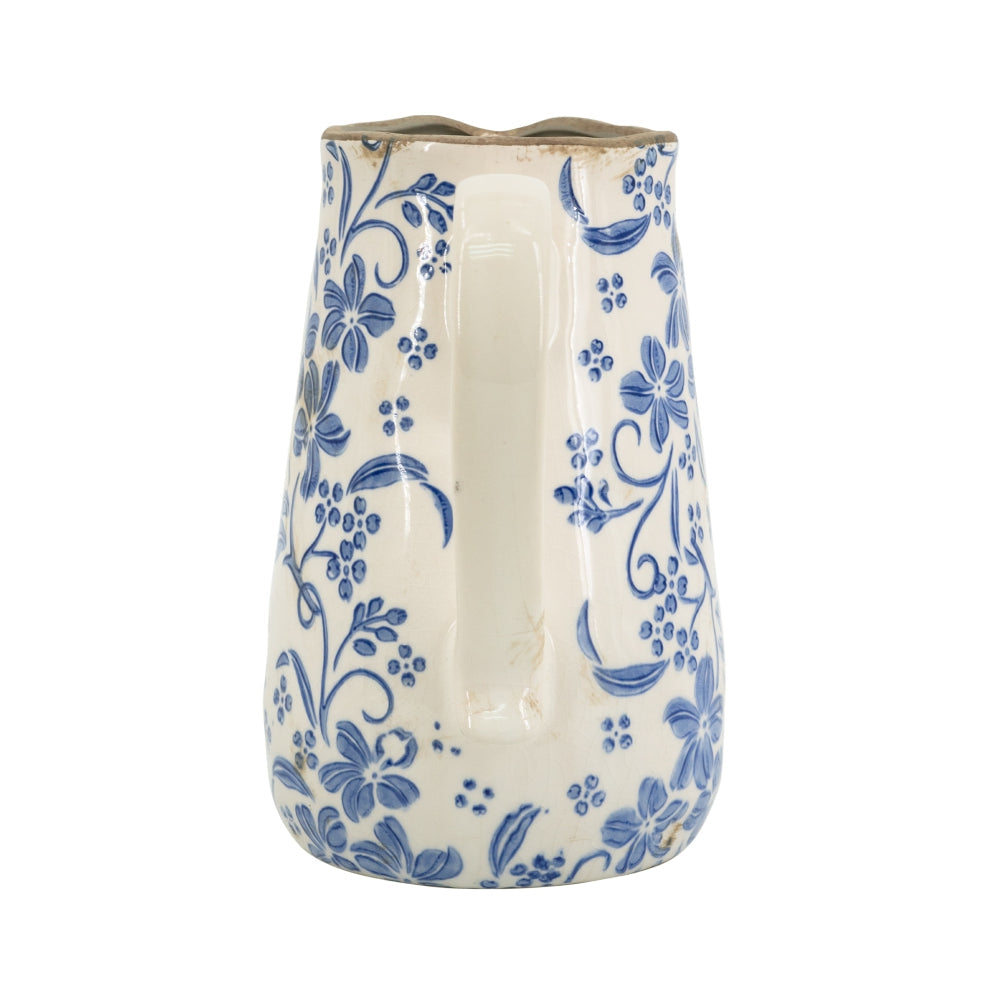 Ceramic Pitcher Vase With Handle