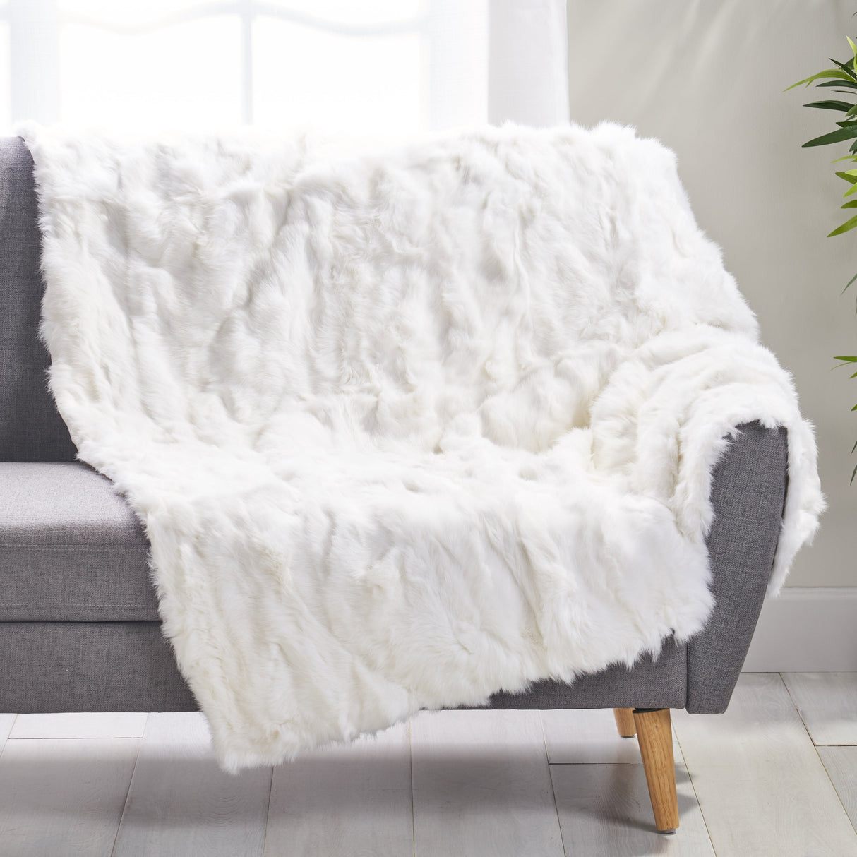 NH-Inmax Faux Fur Throw Blanket