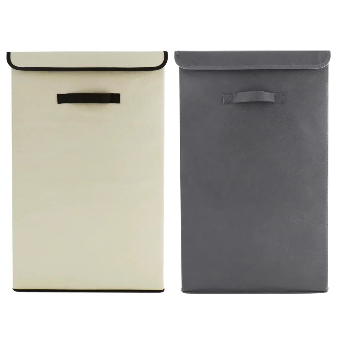 2 Pack Large Laundry Basket, Waterproof, Freestanding Laundry Hamper