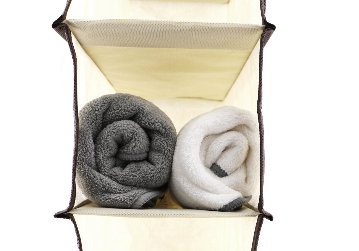 J&V Textiles Hanging Closet Organizer, 6-Shelf & 10-Shelf Options
