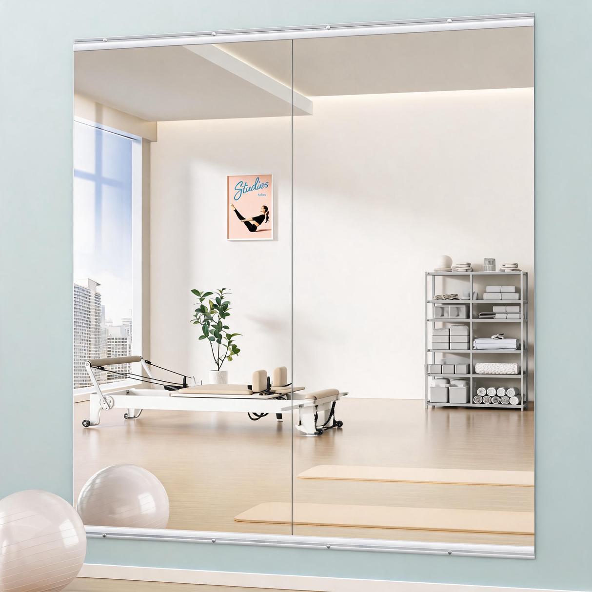 Home Gym Mirror Set - 71"x32" Full Body Mirror (2 PCS)