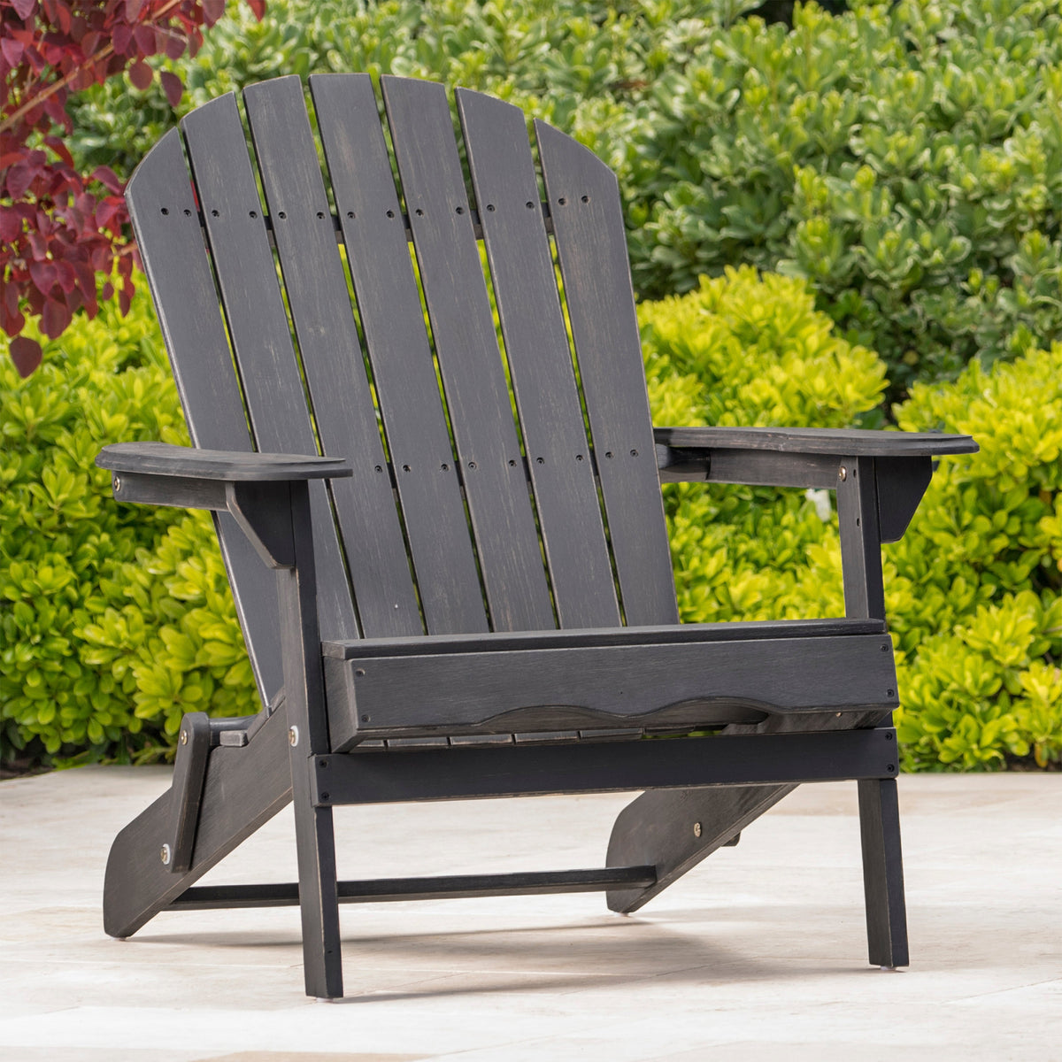 Malibu Adirondack Chair with Foldable Design - Acacia Wood