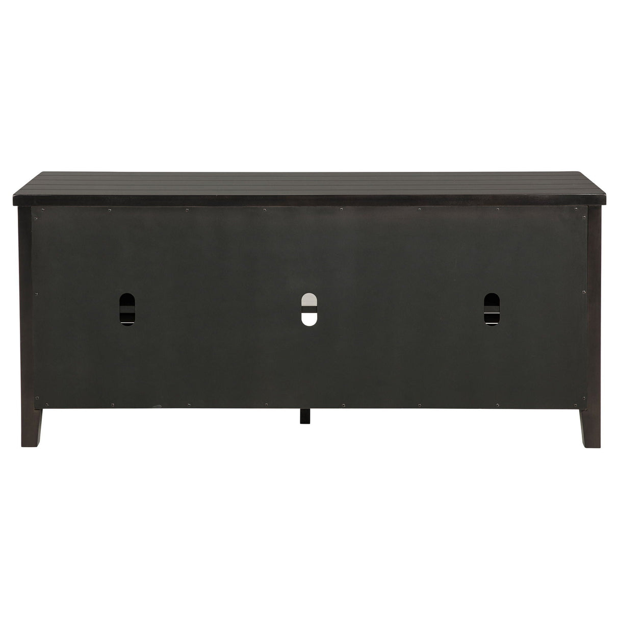Sutter - 2 Door TV Stand With Mission Design - Dark Brown