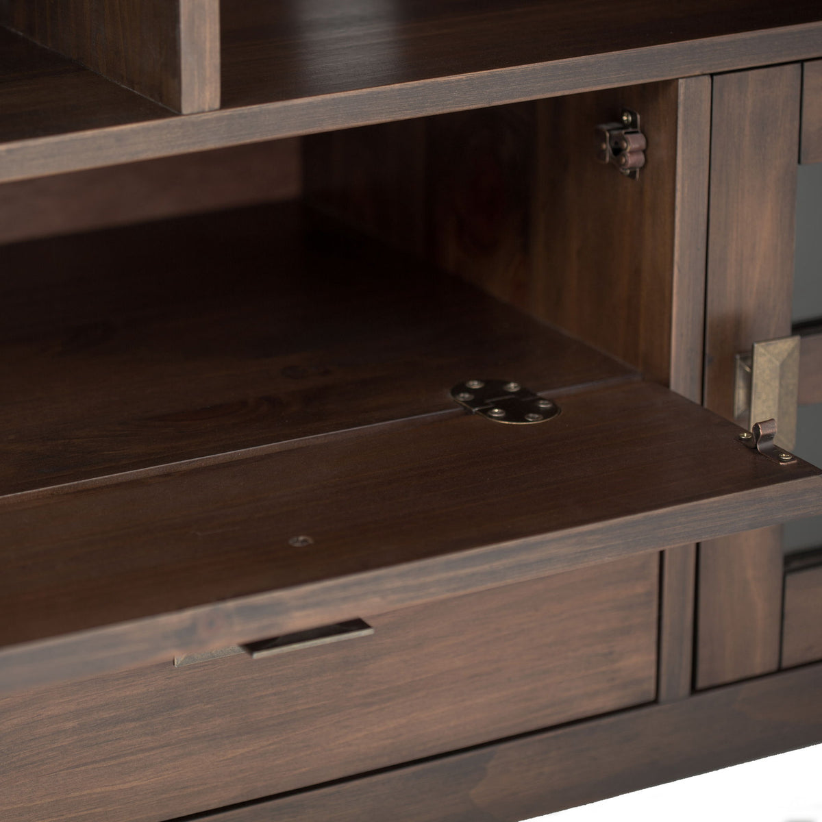 Artisan - TV Media Stand - Natural Aged Brown