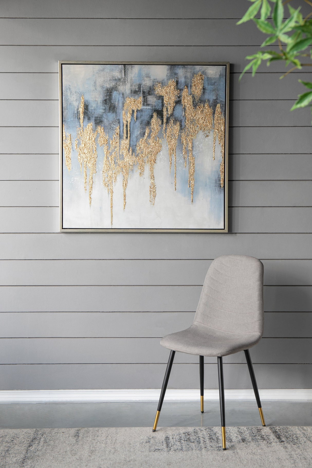 Nautilus Nightfall™ — Hand-Stretched Abstract Canvas Wall Art